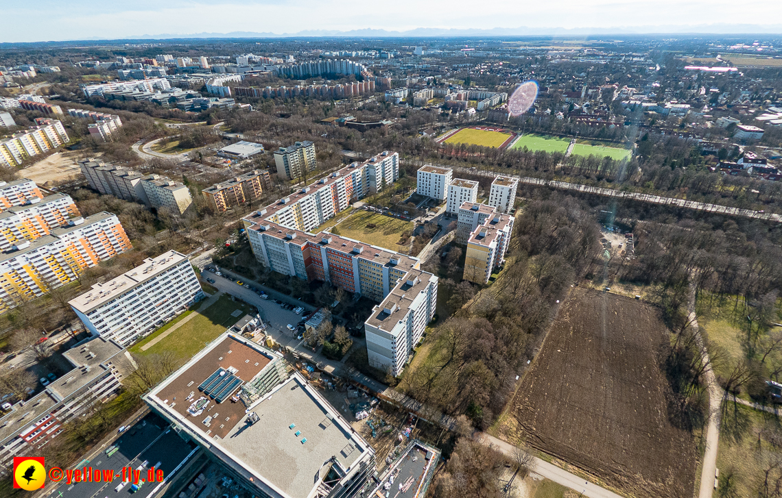 20.02.2023 - Baustelle zur Grundschule am Strehleranger in Neuperlach